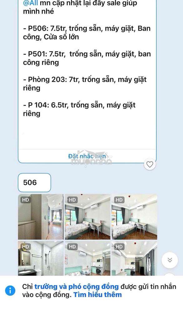 0 đăng ảo_studio ban công_30m2_giặt riêng_thang máy_ngay ngoại thương