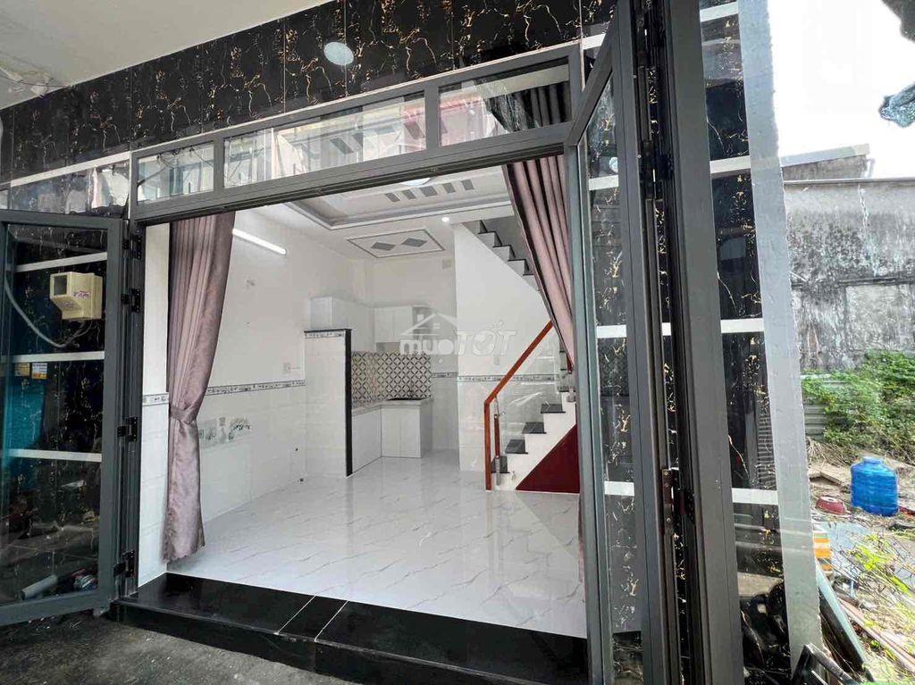 Nhà đúc kiên cố 2 lầu có sổ hồng xem nhà tại đường nguyễn bình nhà bè - 4