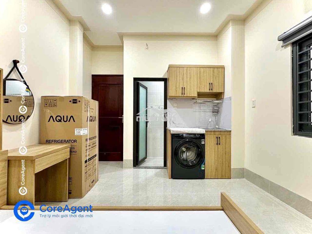 Cho thuê căn hộ dịch vụ full nội thất - máy giặt riêng gần ngã tư xã - 4