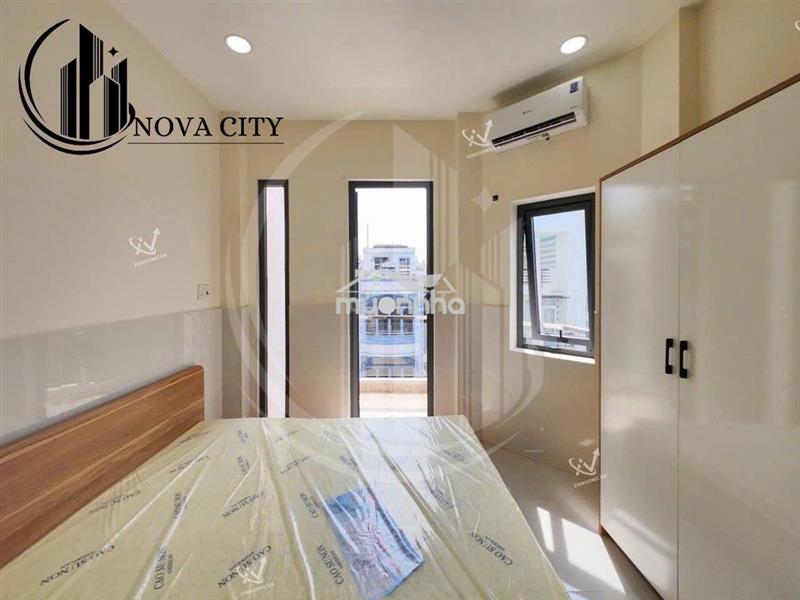 Cho thuê căn hộ ban công đường bùi điền p4 q8 