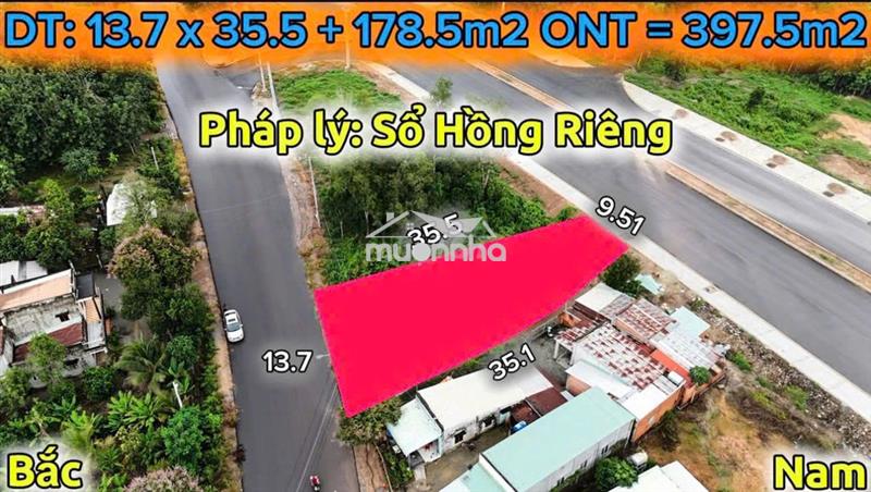 Bán gấp 397m2 đất 2 mặt tiền đường lớn tại phú giáo, hồ chí minh