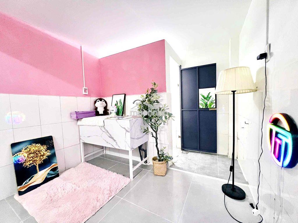 Dãy trọ trệt dẫn xe vào nhà - săen máy lạnh - giá rẻ - 4