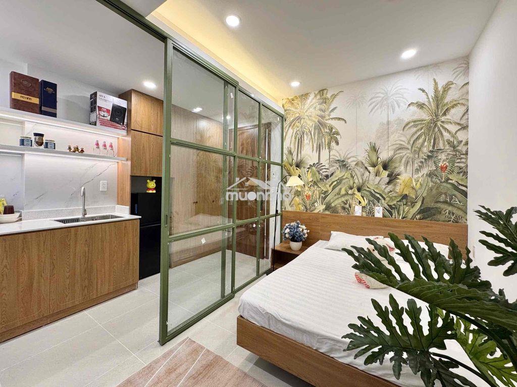 Cho thuê chdv ban công full nt tách bếp máy giặt sấy riêng📍lotte mart - 3