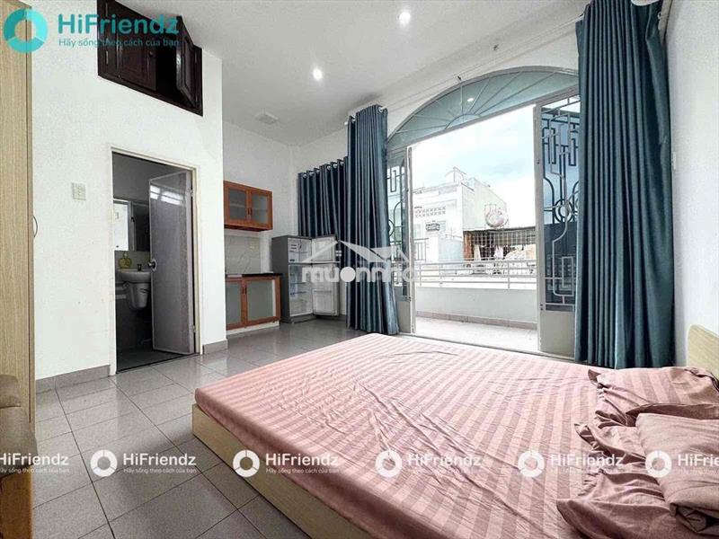 Cho thuê studio ban công ngay nguyễn đình chiểu quận 3 full nội thất