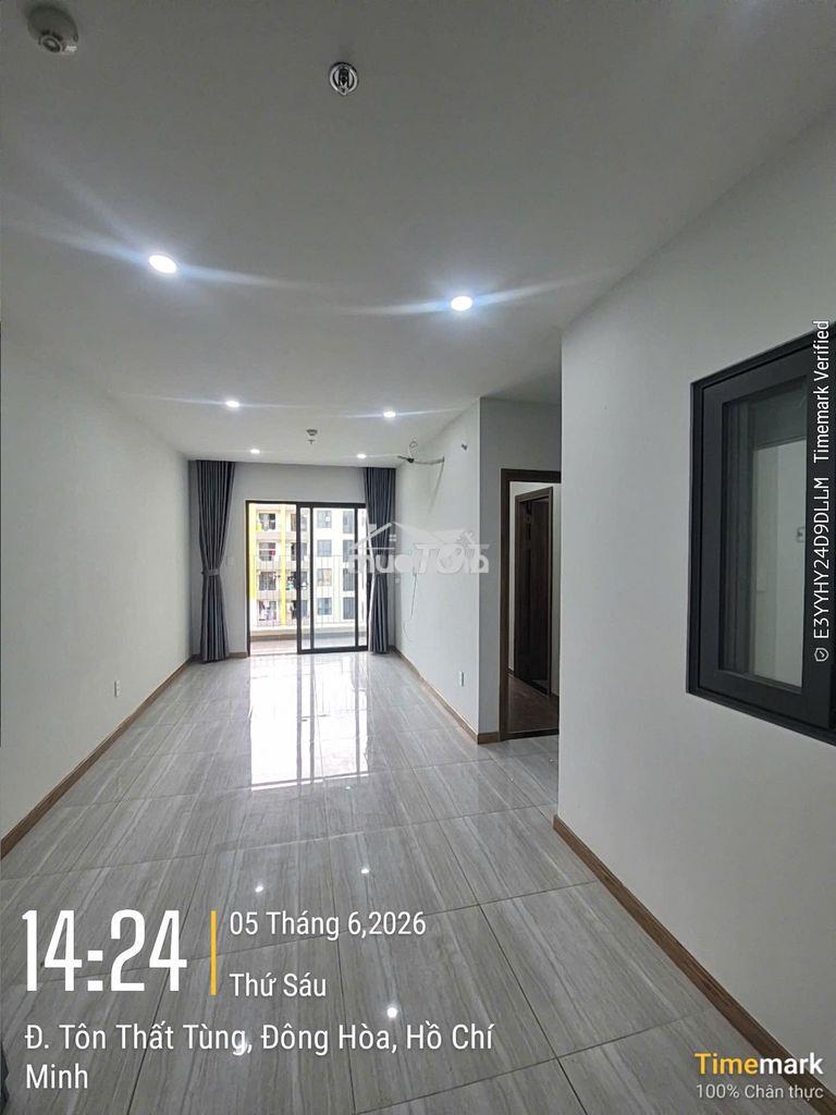 6tr/tháng bcons topaz, căn 2pn2wc, cọc 1 tháng, nội thất full cđt - 2