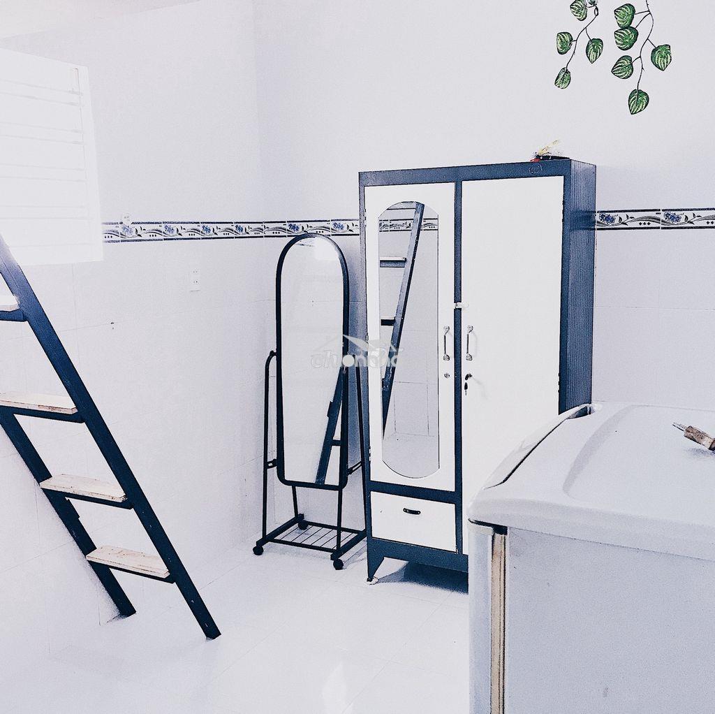 Phòng có gác gần nttu - full nội thất mới keng - hà huy giáp q12 - 3