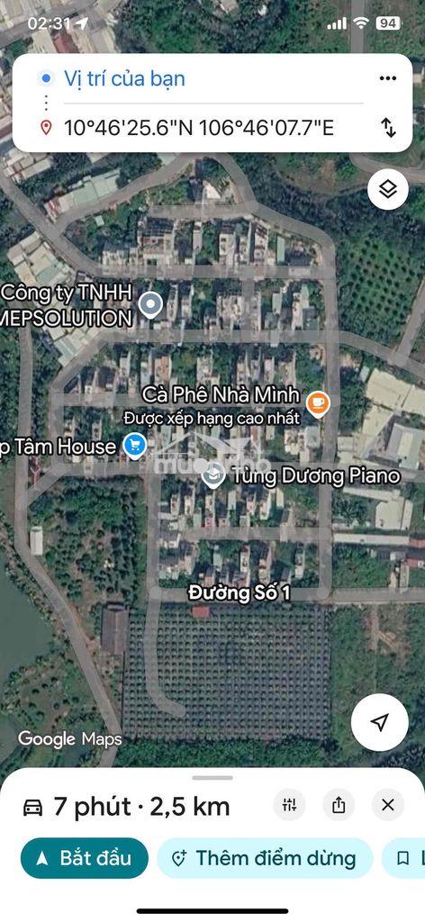 🏡 3,7 tỷ – đất tặng nhà kdc phố ông nhiêu, long trường 📍 đường số 1, - 3