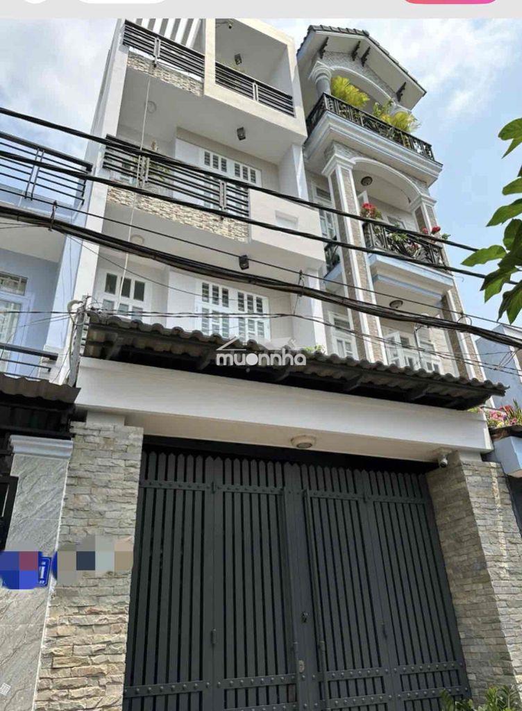 Cho thuê nhà 4 tầng 5 phòng ngủ-mã lò -sẵn máy lạnh,máy giặt,tủ ,quạt