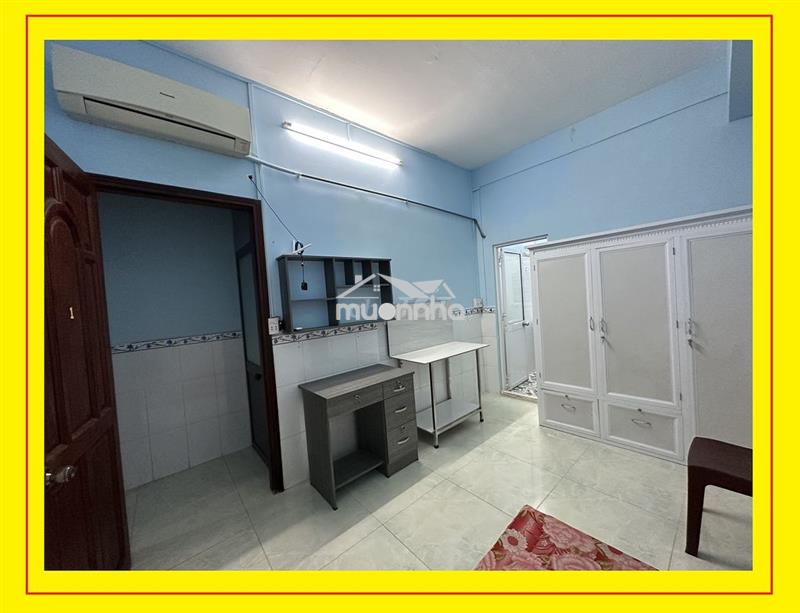 Phòng full nội thất, trong chợ bùi đình tuý