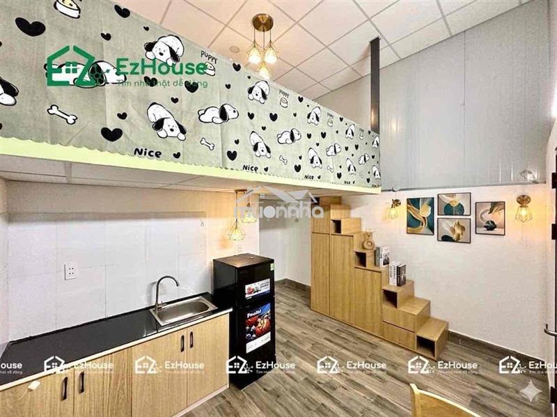Phòng trọ, căn hộ, full nội thất, gác cao 2m