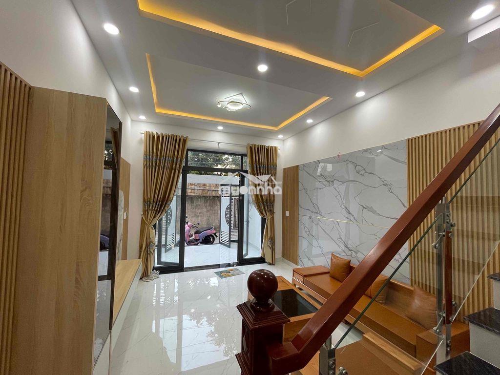 Nhà 1 trệt 1 lầu đẹp full nội thất 4x20m hẻm ô tô tân xuân 1 vào 100m - 2