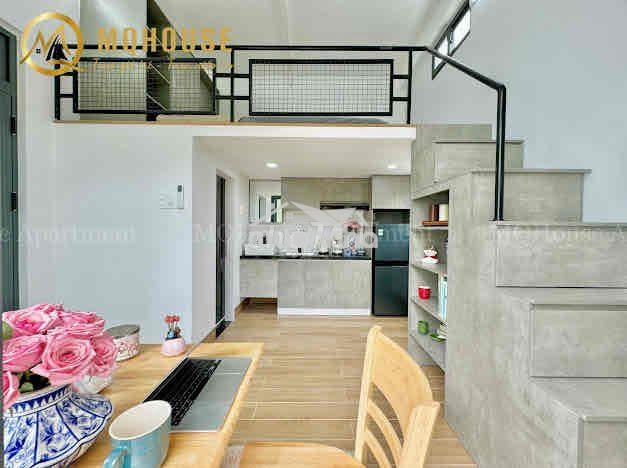Cho thuê căn hộ duplex ban công, giặt riêng ngay khu bàu cát, tân bình