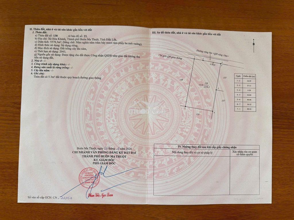 Bán vườn cà phê xã hòa khánh giá ngộp - 3
