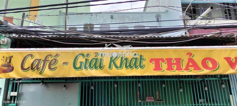 Cho thuê nhà 4,5x11m, gác suốt, hẻm 3m âu dương lân, p.3, q.8