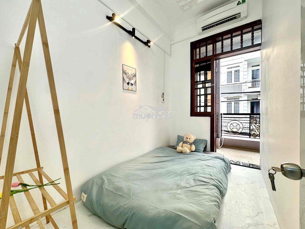 Cho thuê căn hộ 2pn + 1 pk thoáng mát ngay chợ hạnh thông tây - 4