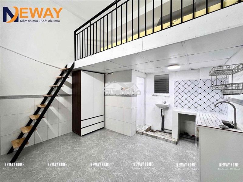 Phòng có gác dưới trệt ngay aeon tân phú sẵn máy lạnh giá rẻ