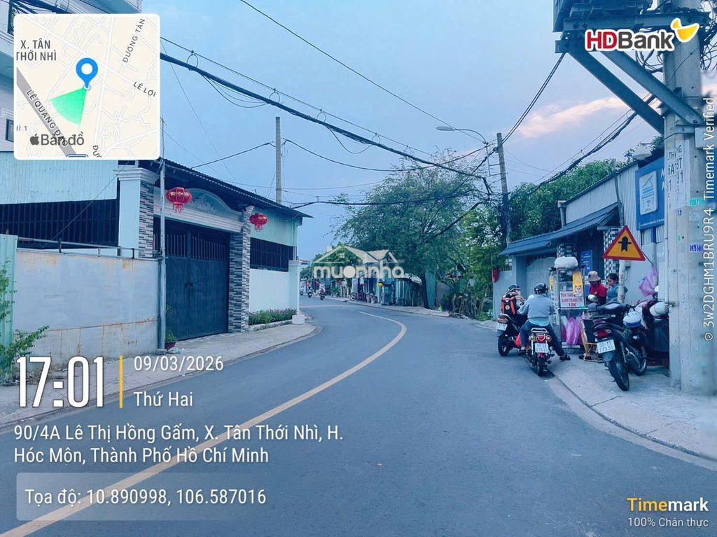 Bán nhà 87/5a đường lê thị hồng gấm, hóc môn, dt 94m2, giá 3tỷ - 3