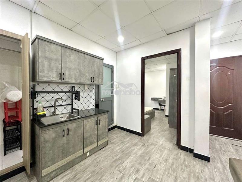 🔥Ngã tư phú nhuân-căn hộ 1 phòng ngủ full nt -tách bếp-ban công-40m2