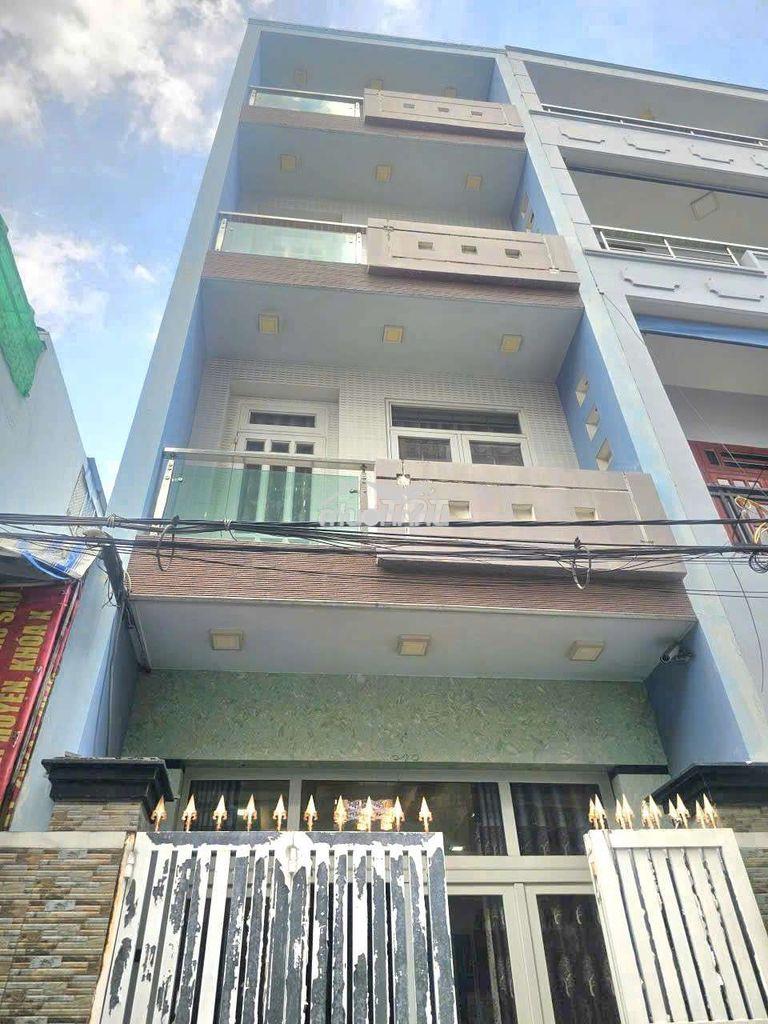 Có hh giới thiệu bán nhà hẻm xe hơi 5m , 4×14 , đúc 4 lầu