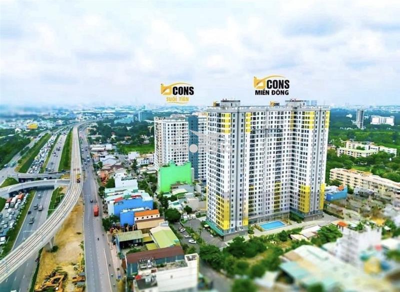Cho thuê căn hộ bcons suối tiên  diện tích: 52m² 2pn,2wc