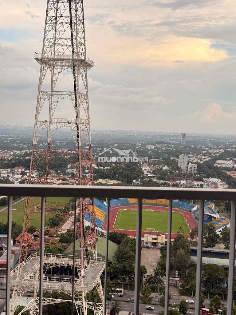 Cho thuê căn hộ view ngắm trực tiếp sân gò đậu