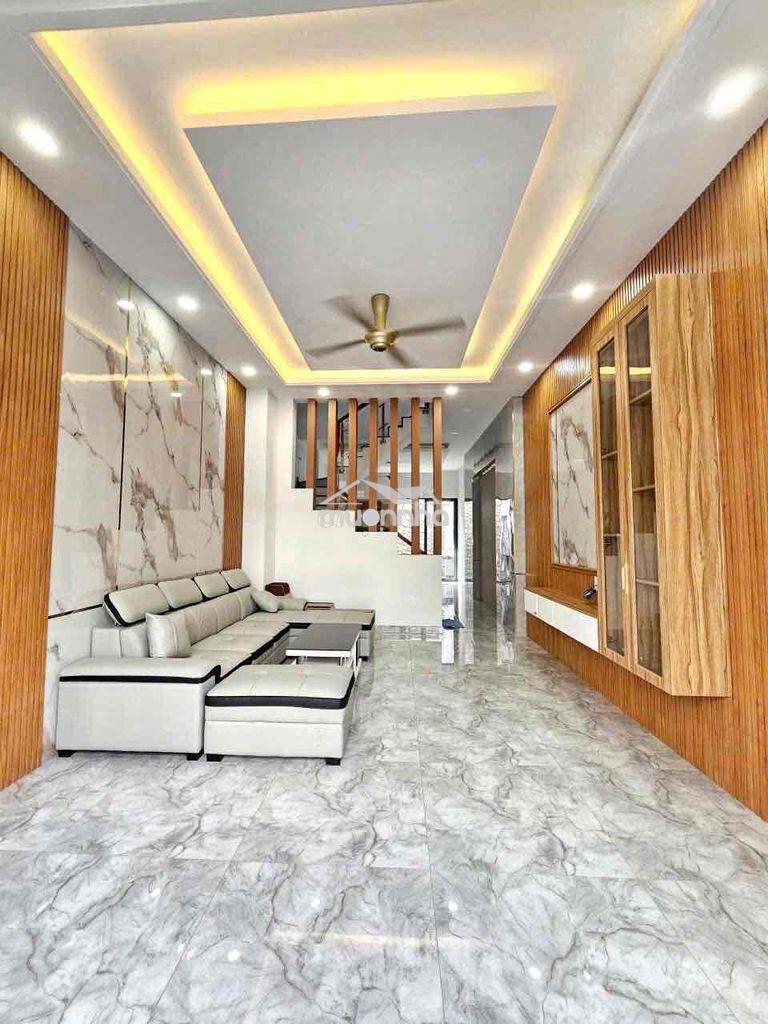 Nhà 2 lầu 1 trệt bình chuẩn,thuận an,có nội thất cơ bản,đường 7m