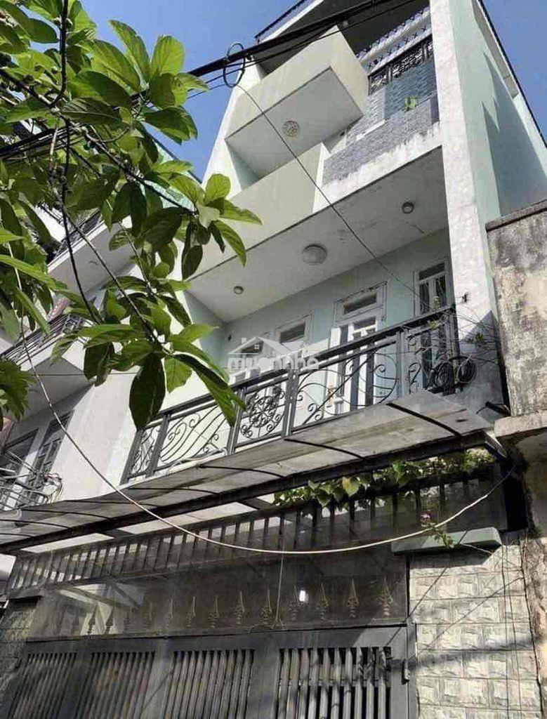 Cho thuê nhà hẻm xe hơi 4x16m 3lầu 5pn.4wc nguyễn văn công 16tr