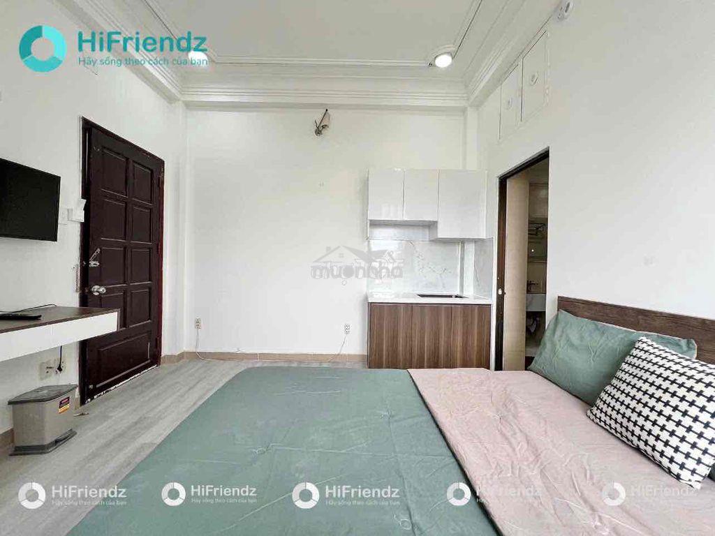 Cho thuê căn hộ mới 100% ban công cửa sổ khu vực bàn cờ quận 3 - 4