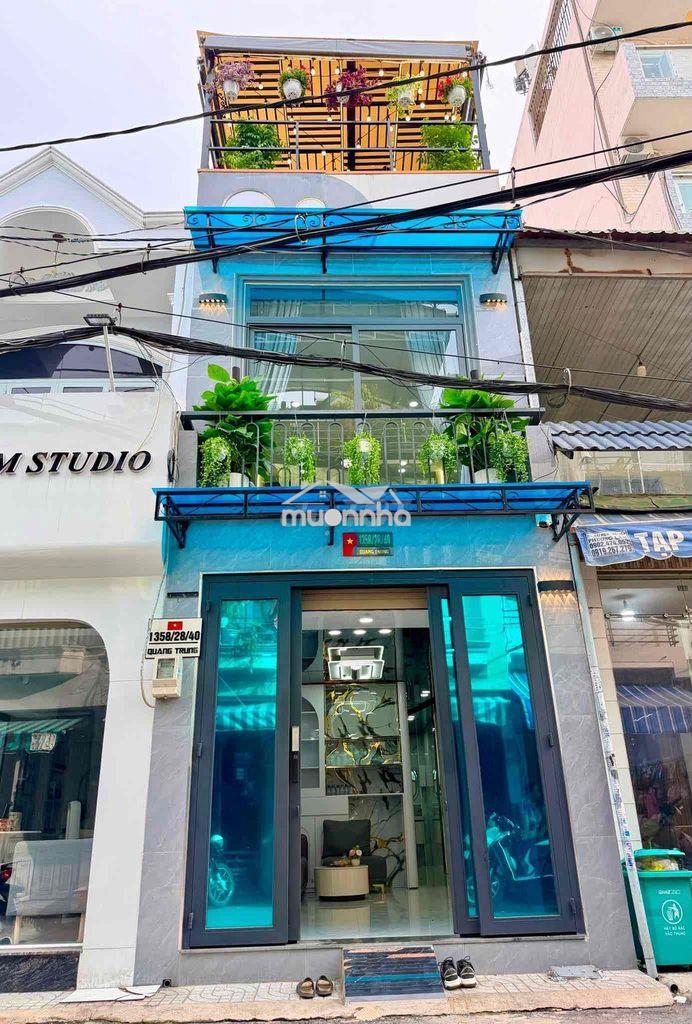 Cho thuê mbkd - hẻm xe tải - quang trung - giá 6tr5/tháng