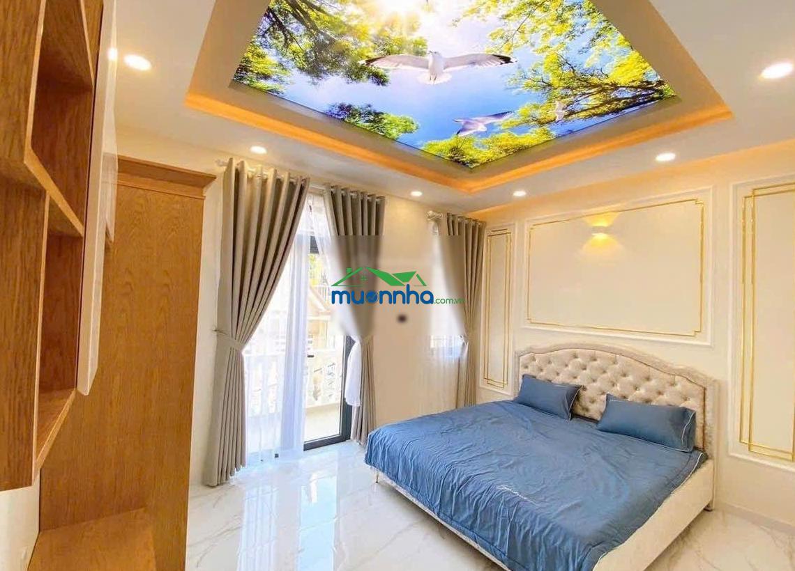 Bán nhà hxh đường lê đức thọ phường an nhơn gv; (4.5m x 15m) 4 tầng; giá 9 tỷ 8 tl - 2