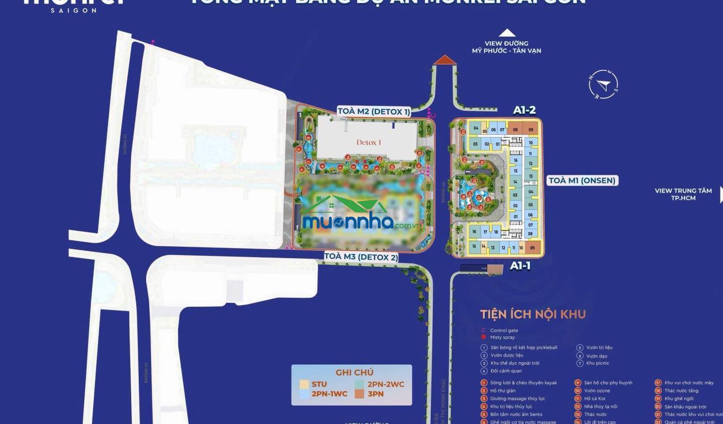 Bán studio 35m2 monrei sài gòn view bể bơi. giá 1.950 tỷ htls 0% 18t