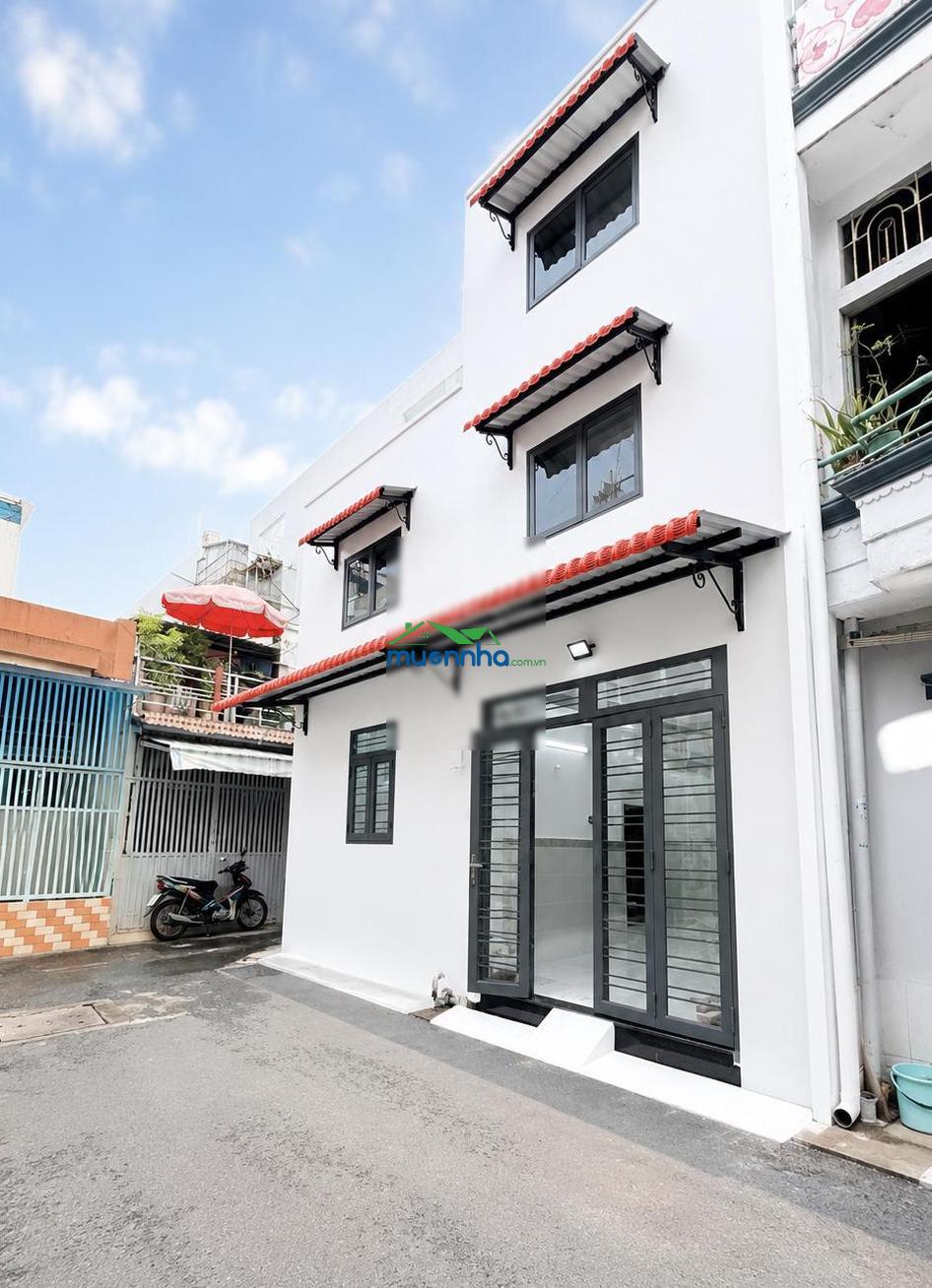 Hẻm nhựa 5m gò dầu - 4 phòng ngủ - nhà mới tinh - ngang 7m - sổ công nhận đủ 41.1m2 - 3