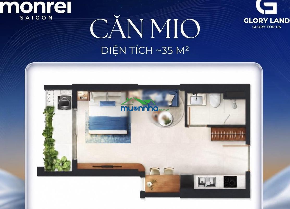 Monrei saigon căn hộ hiện đại, không gian sống tinh tế - 4