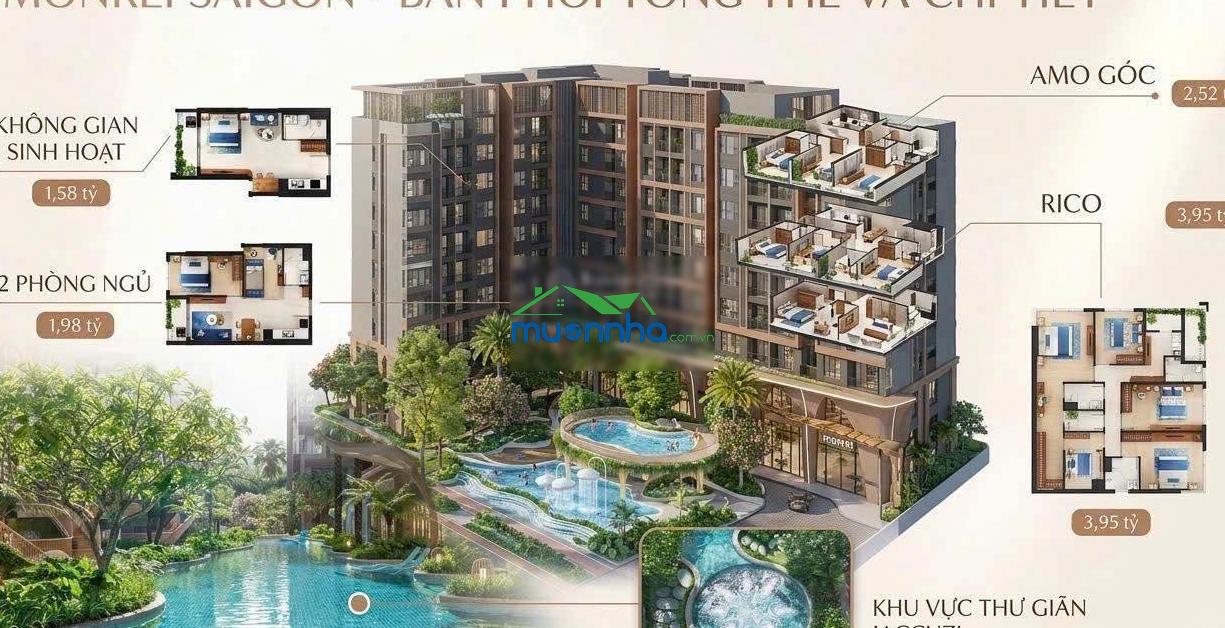 Giỏ hàng căn studio dự án monrei saigon giá rẻ view hoa hậu siêu đẹp. lh 0914 570 *** - 2