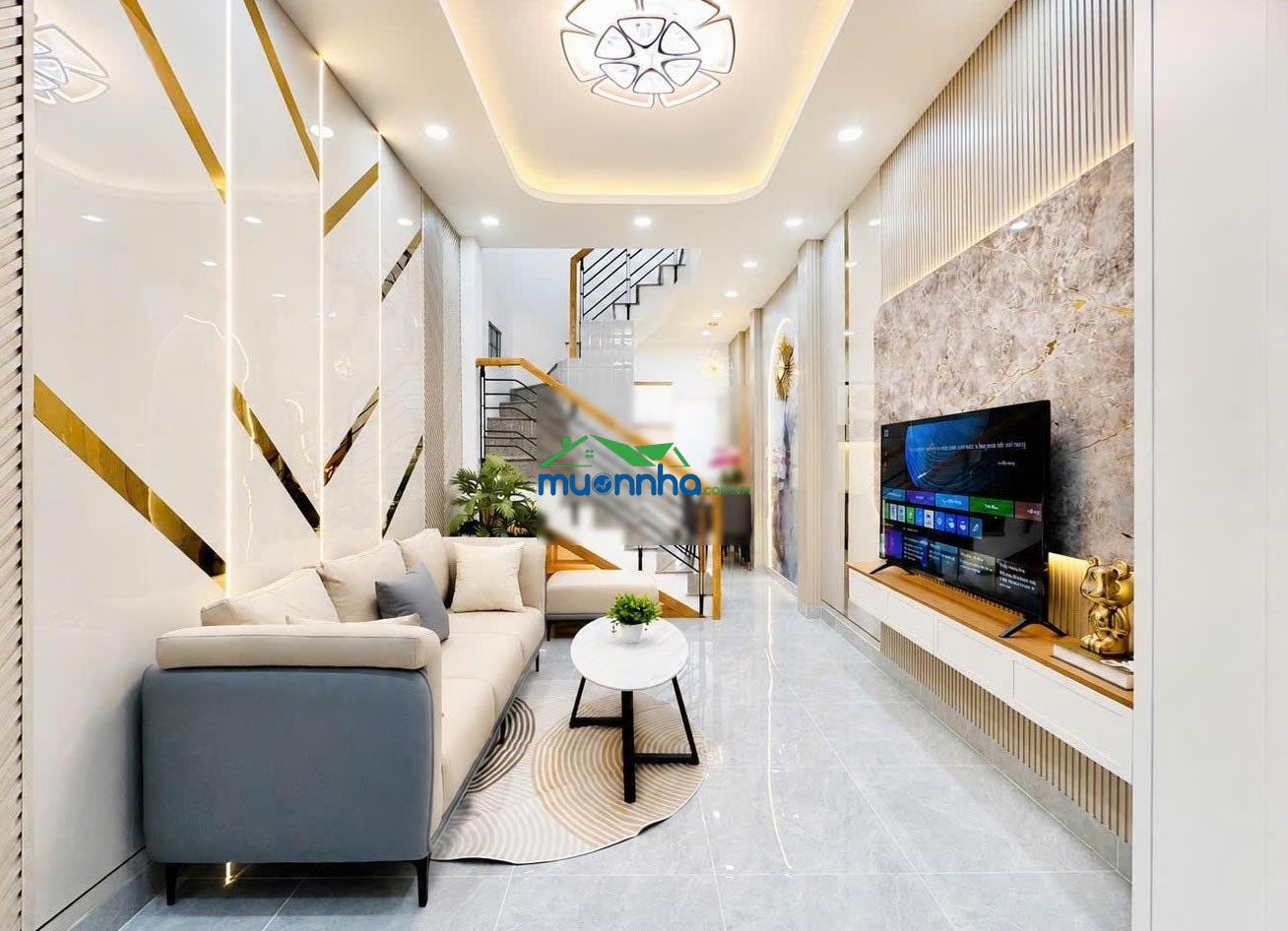 Lên sóng nhà đẹp lý thường kiệt p7 gò vấp 44m2, 2 tầng đúc 3pn có phòng trệt 5.45 tỷ - 2