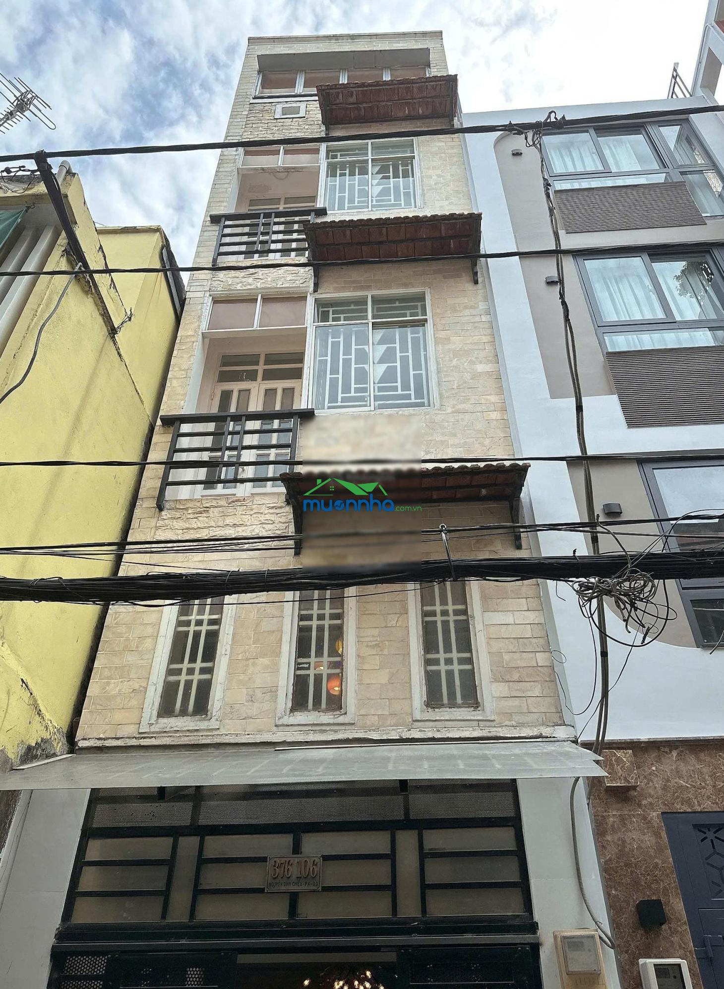 Nhà 376/106 nguyễn đình chiểu - 23m2 - 1t,1 lửng, 3l, st - 6.5 tỷ tl