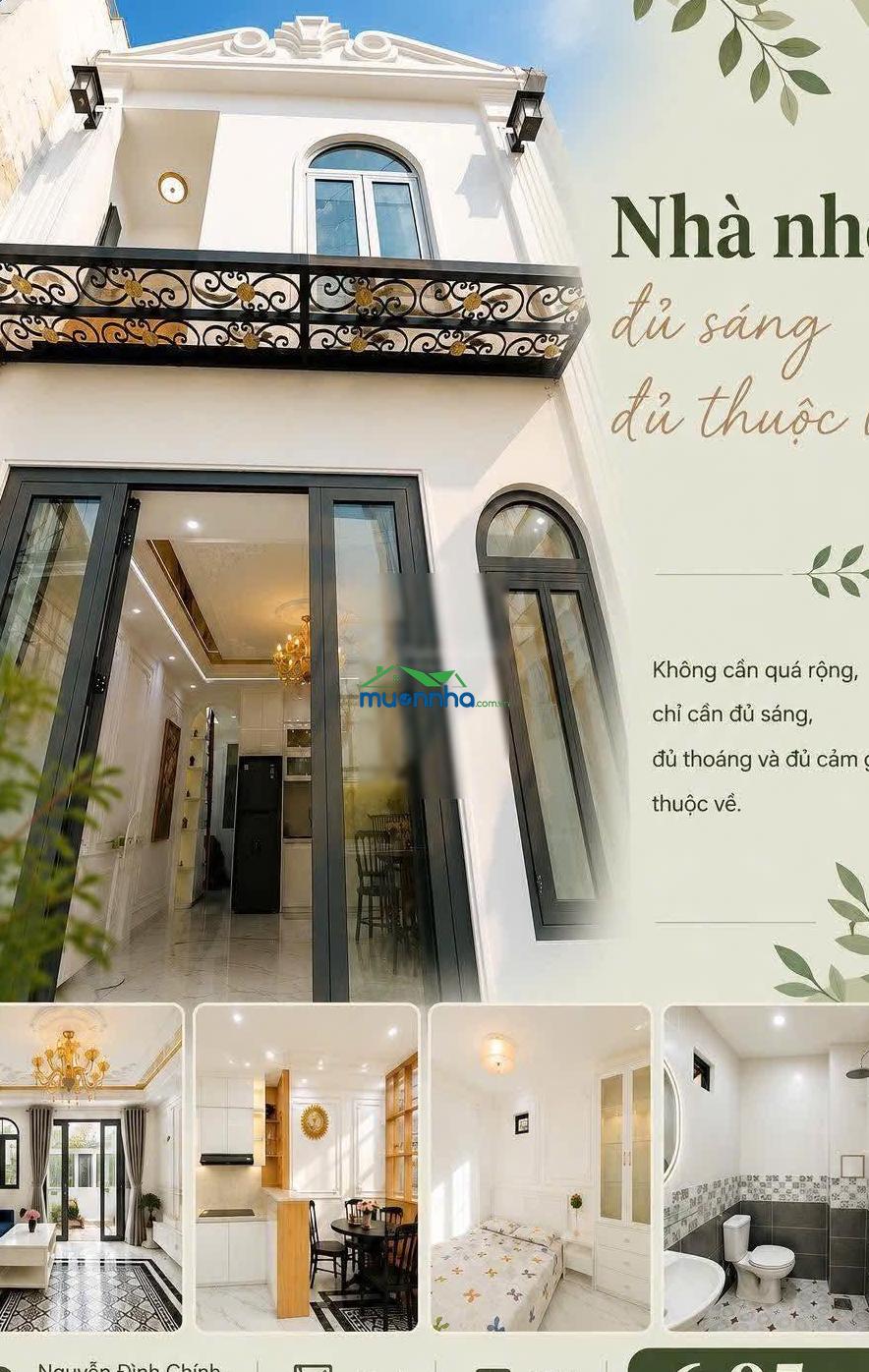 Bán nhà mới, quận phú nhuận, nguyễn đình chính, nhà 2 tầng full nội thất - 3