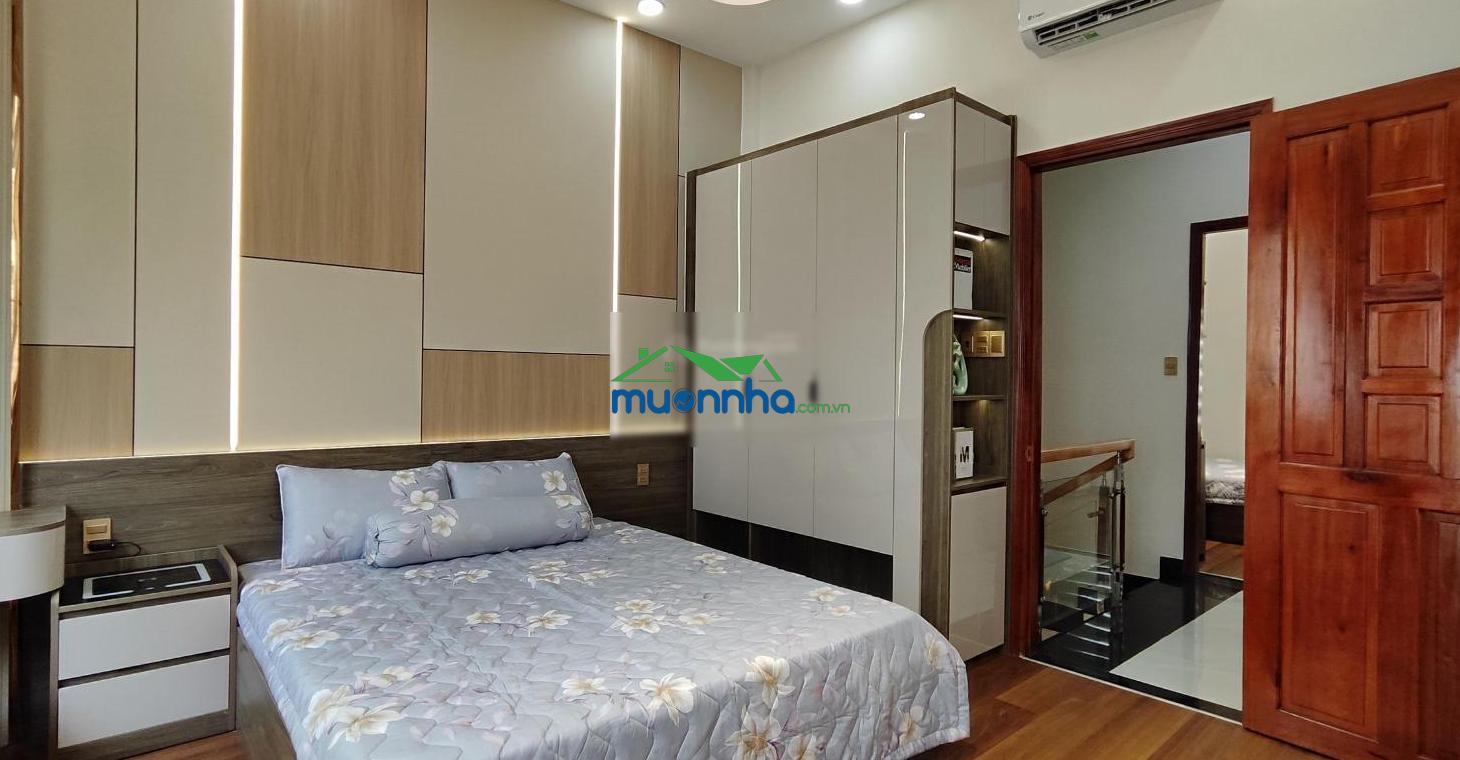 Nhà đẹp đối diện lotte mart nguyễn văn lượng, p17, gò vấp. dt 45m2 2tầng full nội thất. 5ty470