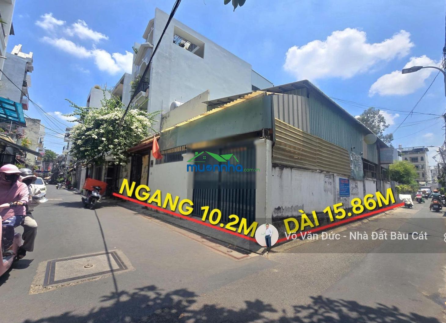 Siêu phẩm góc 2 mặt hẻm 8m đường nguyễn hữu tiến - tân phú. dt 10x16m - giá cực tốt