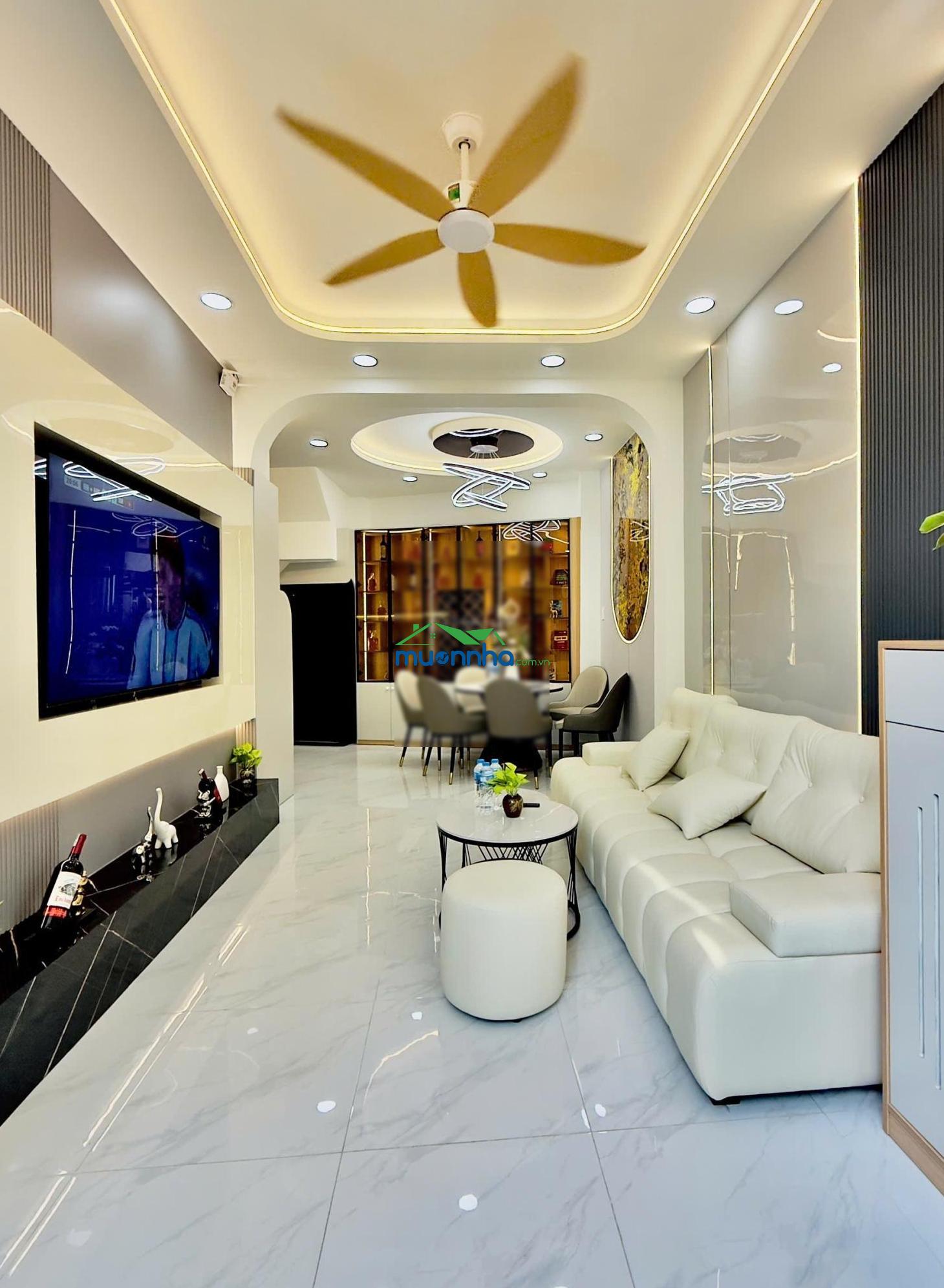 Bán nhà mới đẹp nguyễn thượng hiền p6 bình thạnh 52 mét