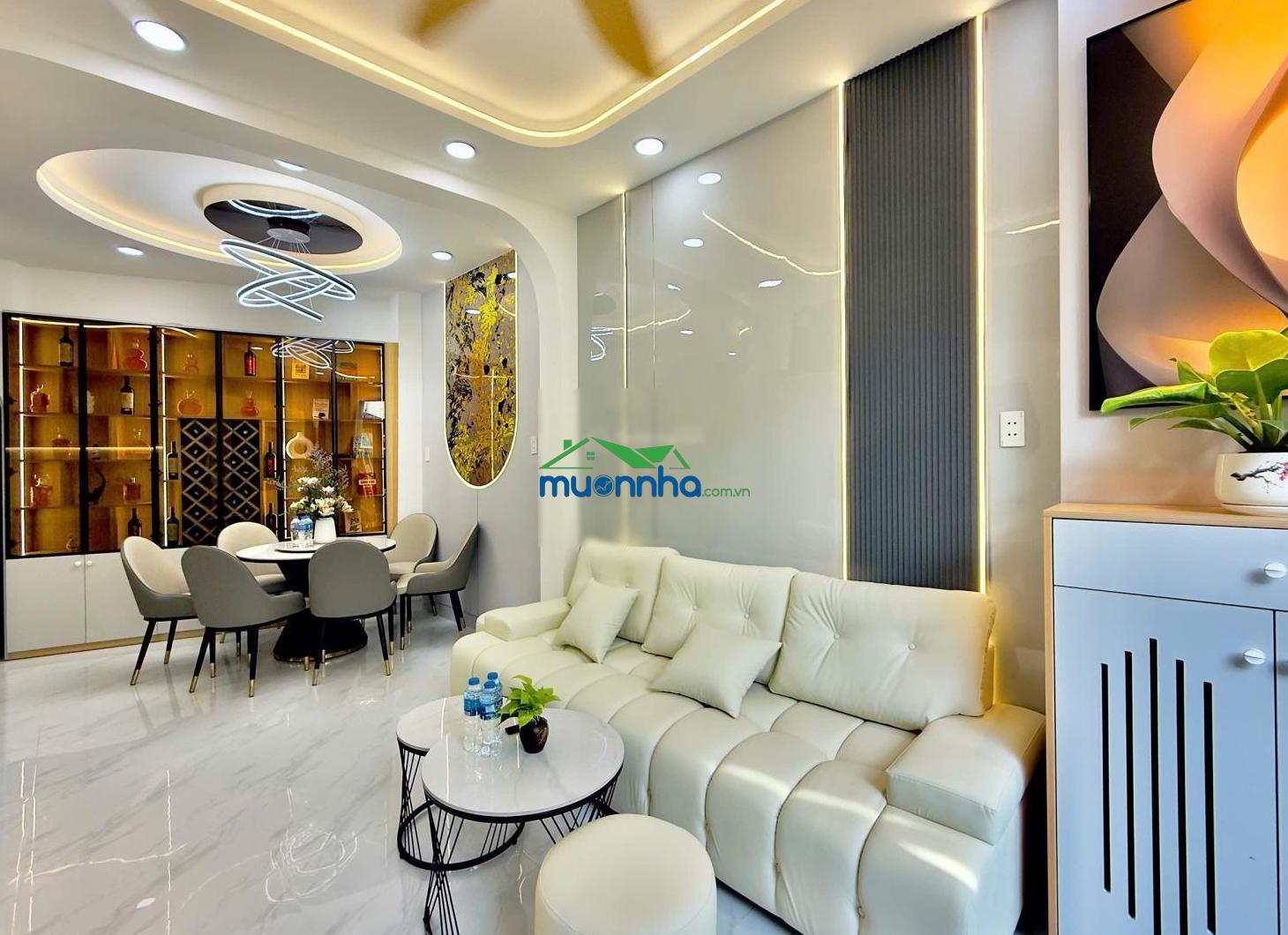 Bán nhà mới đẹp nguyễn thượng hiền p6 bình thạnh 52 mét - 3