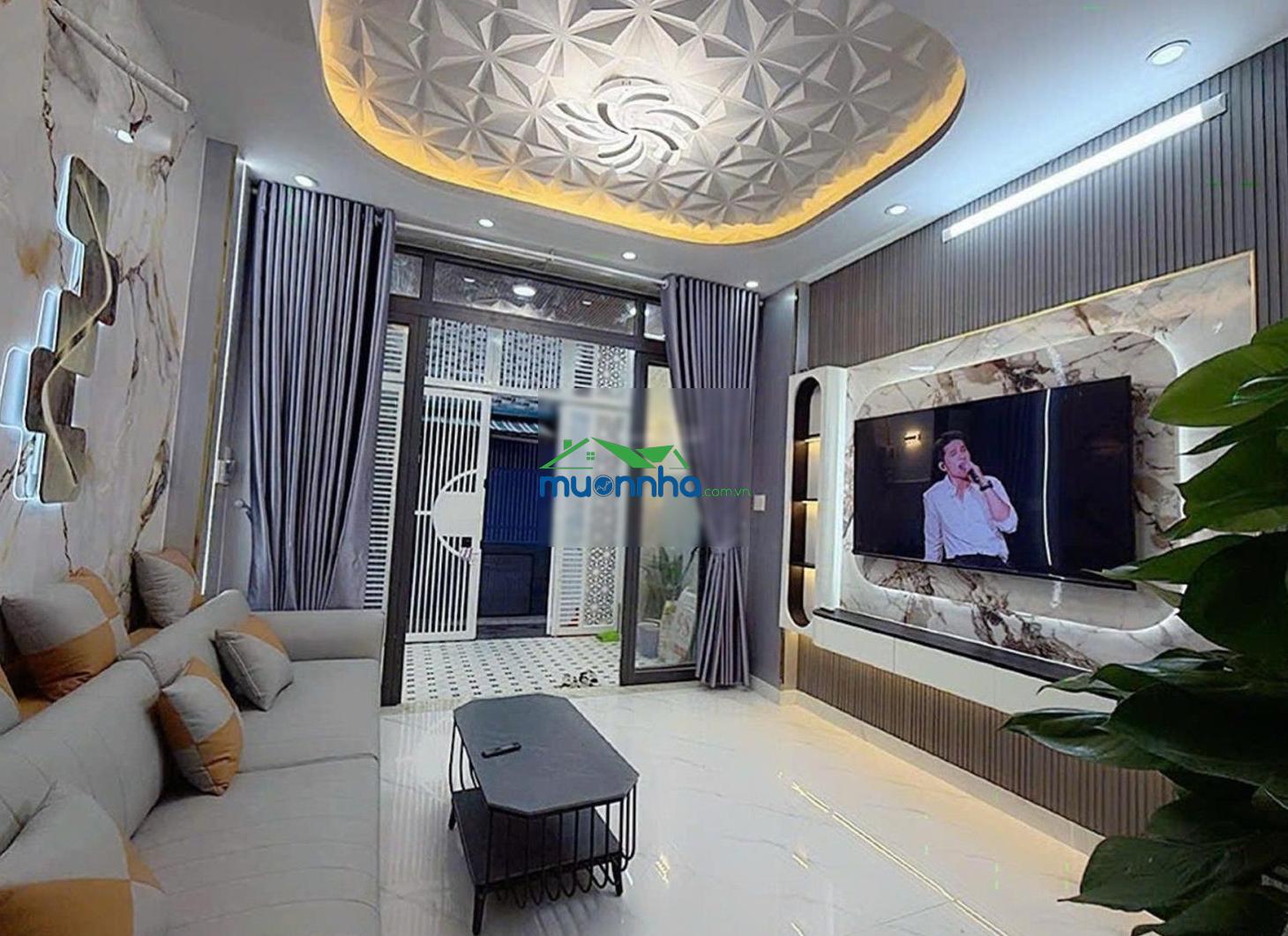 6.69 tỷ nhà xây mới full nội thất. chỉ xách va ly vào ở - có phòng ngủ dưới trệt