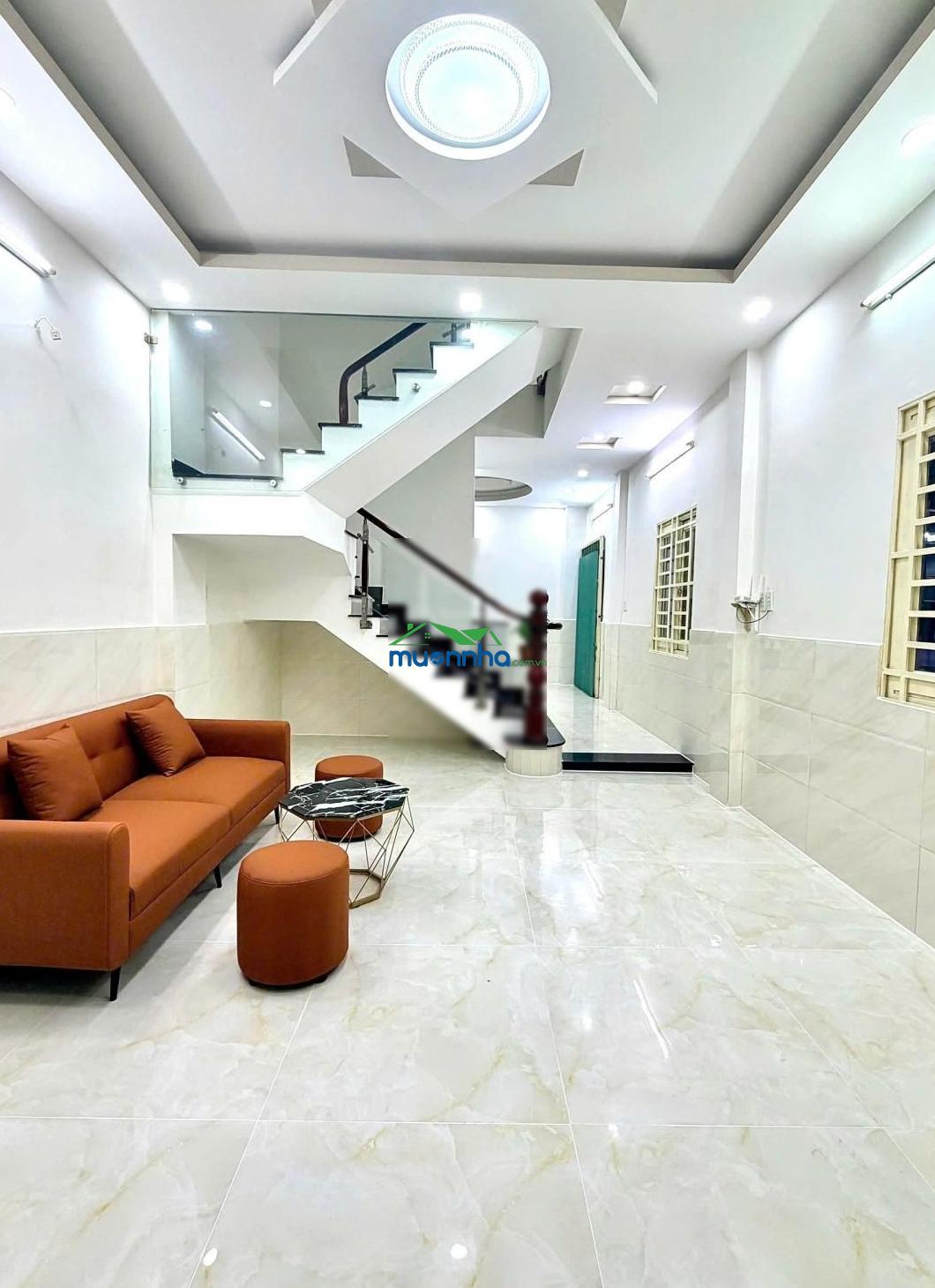 Tân phú - nhà mới 2 tầng 44m2, 1 sẹc văn cao, hẻm thoáng, xe hơi đỗ cửa, 5.35 tỷ - 4