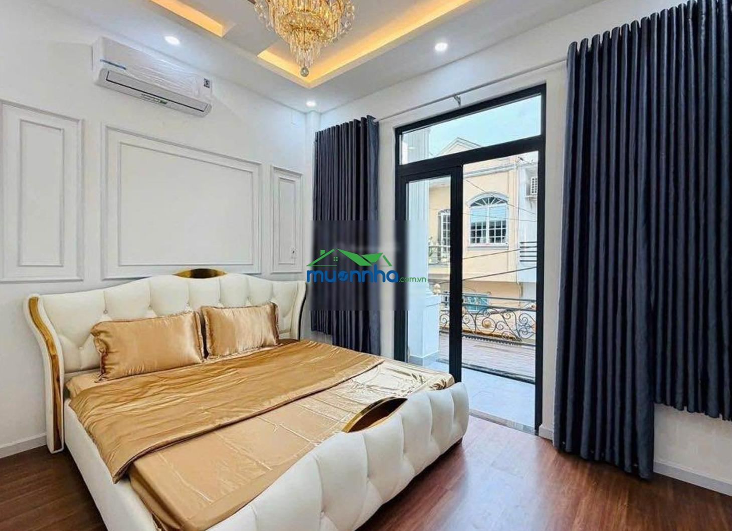60m2 5 tầng 5pn khép kín hẻm xe hơi thông khu bàn cờ đẹp - full nội thất- sổ vuông vức nhỉnh 8đ - 3