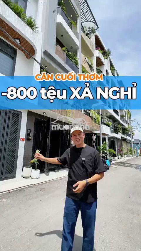 Bán nhà phố hiện đại quận 12 giảm sâu 800 triệu