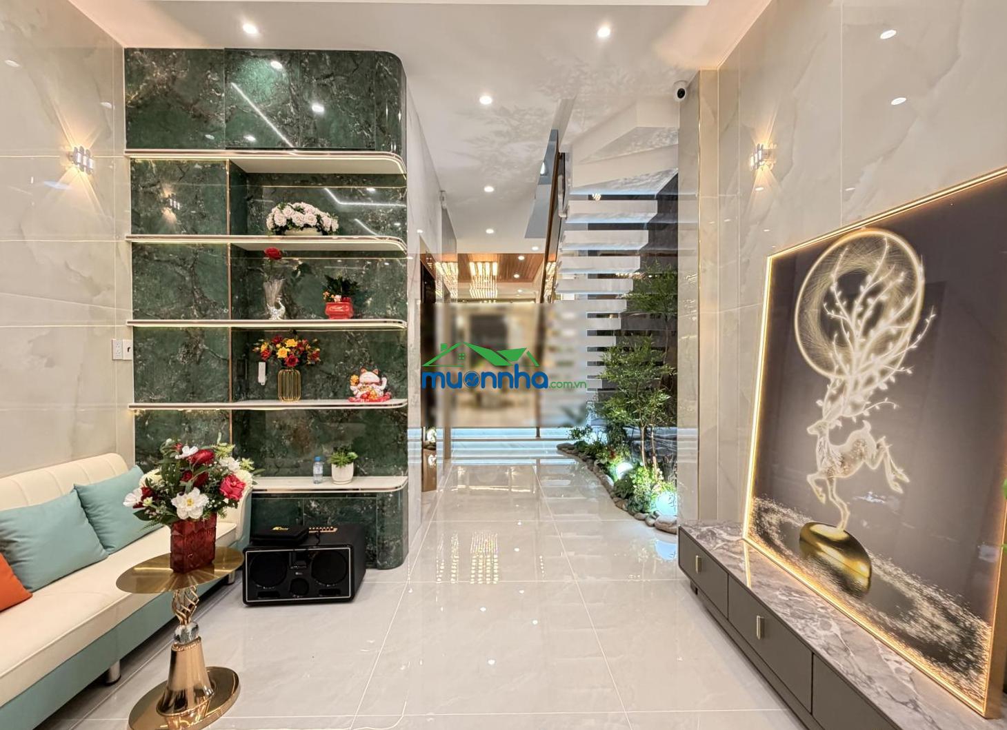 Bán nhà đẹp như trong tranh, diện tích siêu dài, nằm 1 xẹc quang trung, phường 8, gò vấp - 3