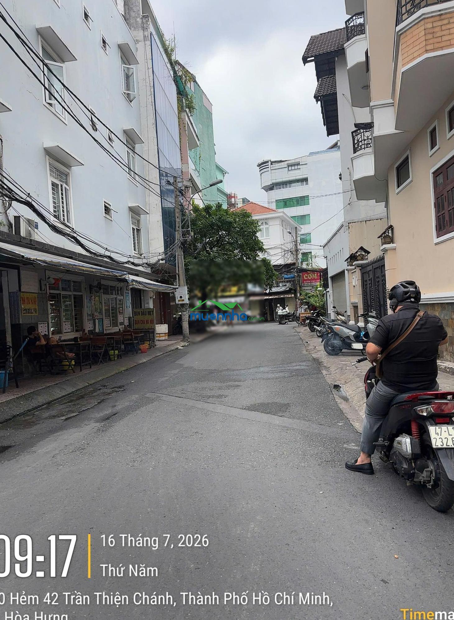 Bán nhà hẻm xe hơi trần thiện chánh - sư van hạnh, phường hoà hưng, dt 5x16m, 3 lầu. giá 19.8 tỷ - 2