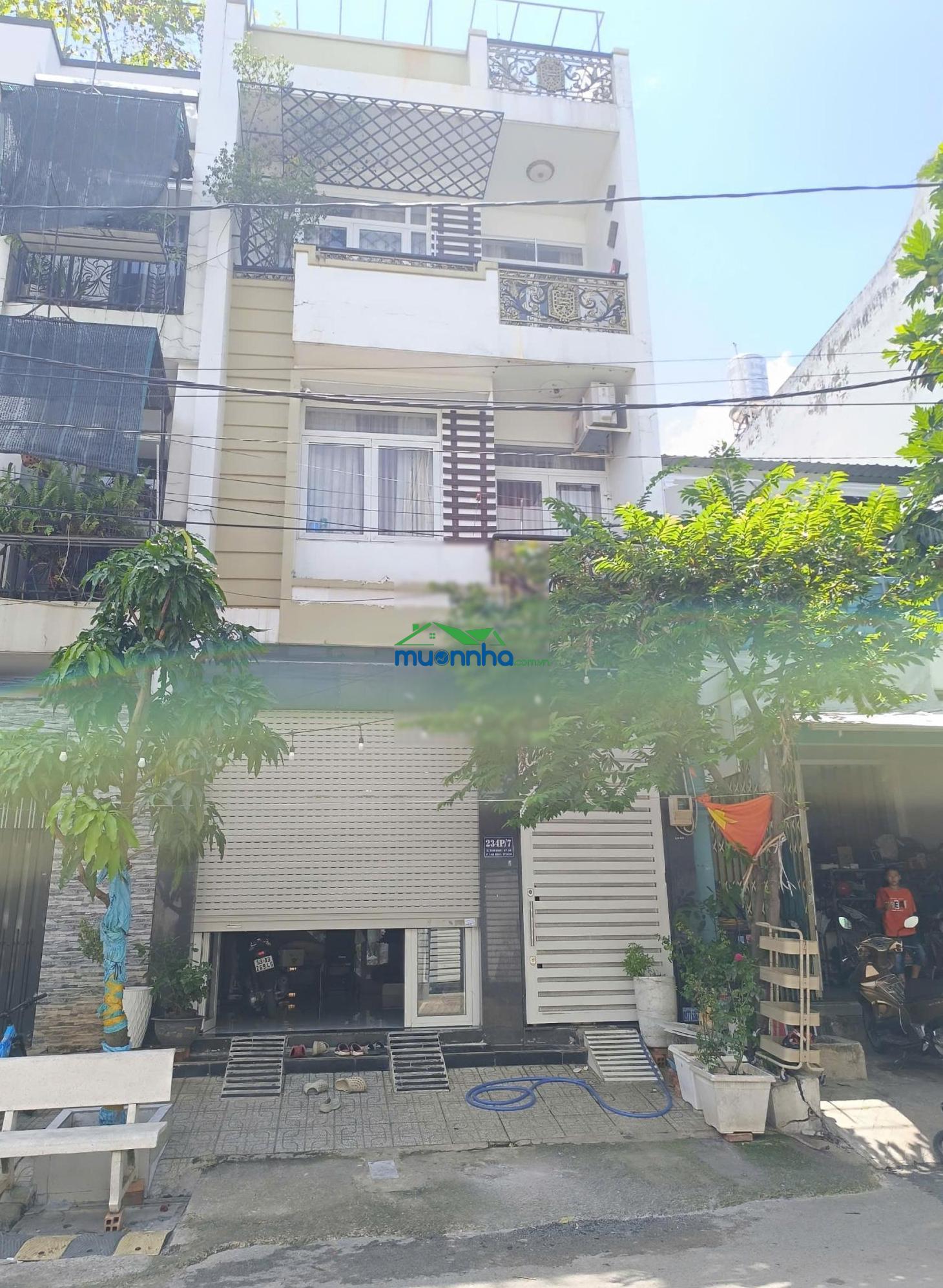 Nhà tam bình - 4 phòng ngủ - hẻm xe hơi tránh nhau - 6.6 tỷ