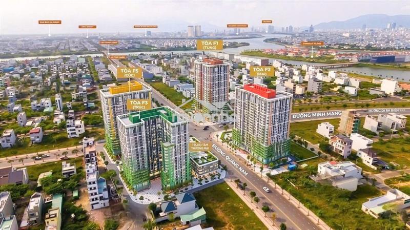 Căn hộ fours tower đà nẵng, 1 tỷ4 tới 2 tỷ,làm 2pn, view biển pháo hoa