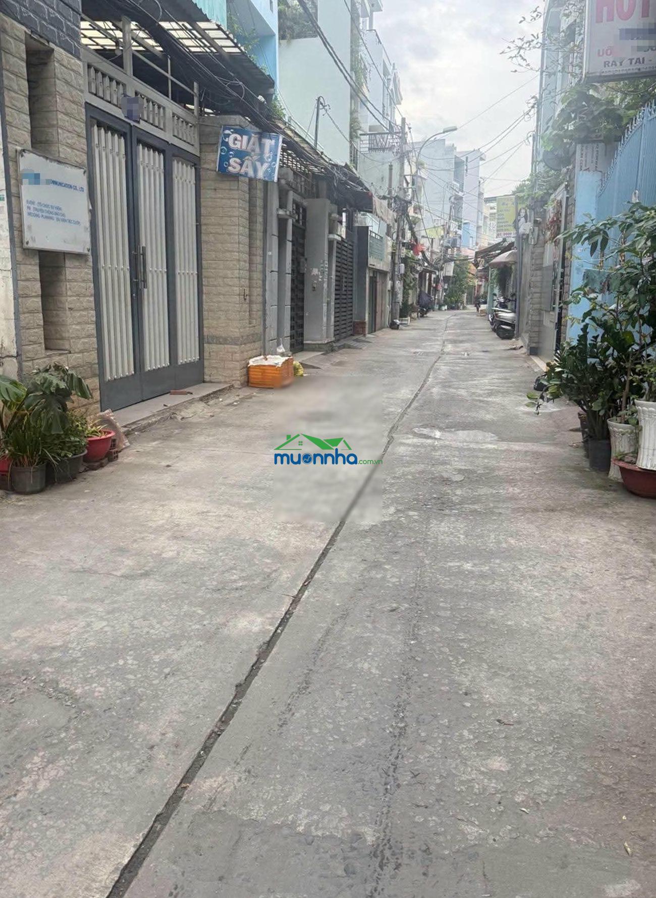 Hẻm hậu giang quận 6 ngang lớn 4.3m x 12.3m, 3 tầng có phòng ngủ dưới trệt, chủ chào 6.35t còn tl - 3